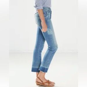 MOTHER Undone Hem Tootsie Jeans in Rumor Has It Size 28 / US size 6